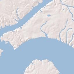 Dells Vista Shores Alabama Terrain Map