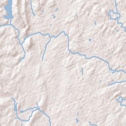 Whitfield County Terrain Map