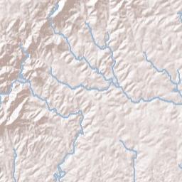 Oconee County Terrain Map