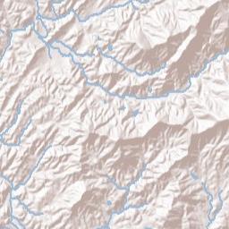 Gilmer County Terrain Map