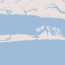 Pine Knoll Shores Terrain Map