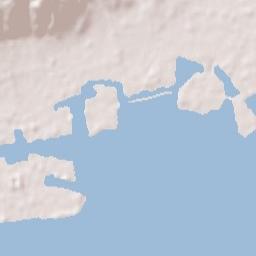Nishinomiya-hama Terrain Map