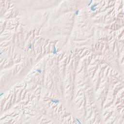 Prentiss County Terrain Map