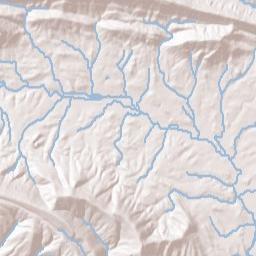 Mountain Fork Arkansas Terrain Map