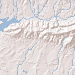 Posey Hollow Arkansas Terrain Map
