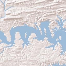 Little Fir Landing Arkansas Terrain Map