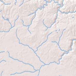 Loosier Alabama Terrain Map
