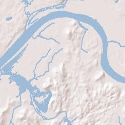 Johnson Landing Alabama Terrain Map
