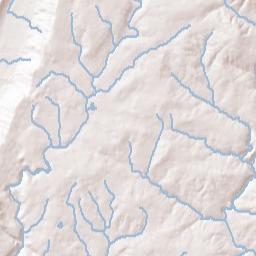 Mentone Alabama Terrain Map