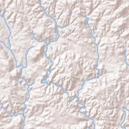 Lumpkin County Terrain Map