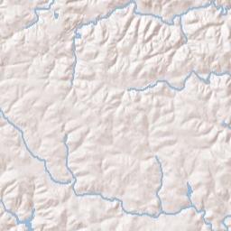 Stephens County Terrain Map