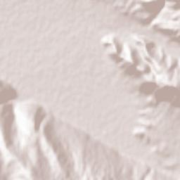Sahneh Terrain Map