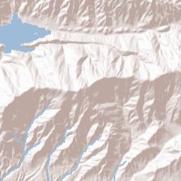 Lincoln Crest California Terrain Map
