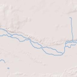 Hall County Terrain Map