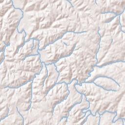 Piney Bend Alabama Terrain Map