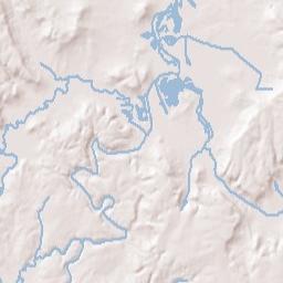 Georgia Alabama Terrain Map