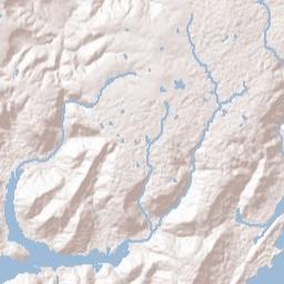 Half Acre Estates Alabama Terrain Map