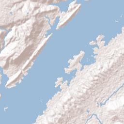 Breezeway Bay Alabama Terrain Map
