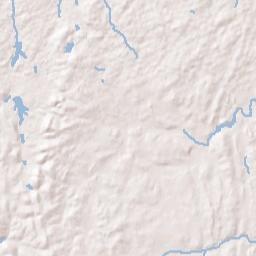 Gordon County Terrain Map