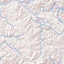 Pickens County Terrain Map