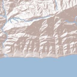 Lento California Terrain Map
