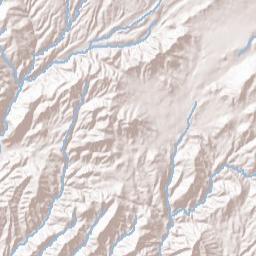 White Heather California Terrain Map