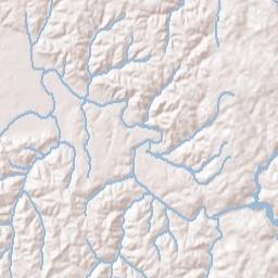 Old Burleson Alabama Terrain Map