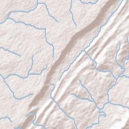 Pine Ridge Alabama Terrain Map