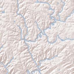 Dawson County Terrain Map