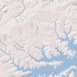 Reed Creek Terrain Map