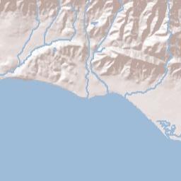 Toro Canyon California Terrain Map