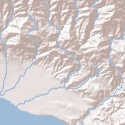 Carpinteria Terrain Map