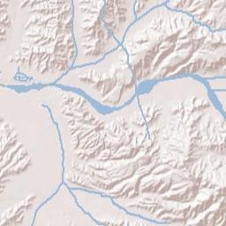 Honby California Terrain Map