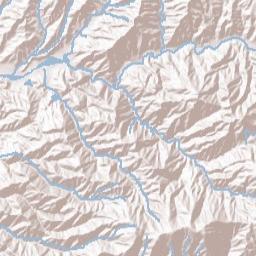 Lang California Terrain Map