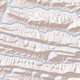Shady Arkansas Terrain Map