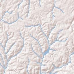 Vina Alabama Terrain Map