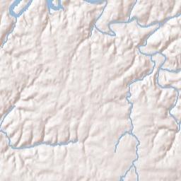 Hodges Alabama Terrain Map