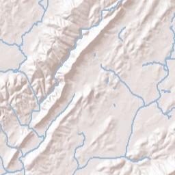 Dewey Alabama Terrain Map