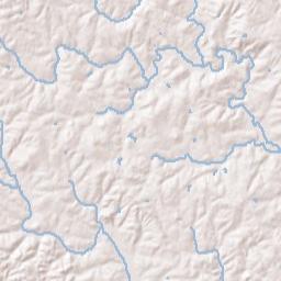 Banks County Terrain Map