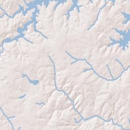 Hart County Terrain Map