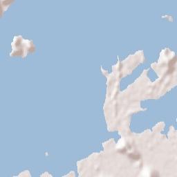 Sakaidechō Terrain Map