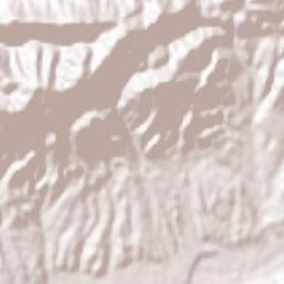 Hashimoto Shi Terrain Map