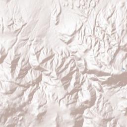 Cushenbury California Terrain Map