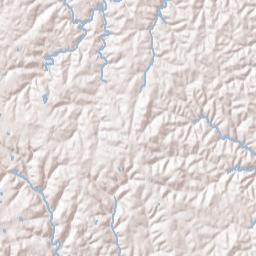 Ashridge Alabama Terrain Map
