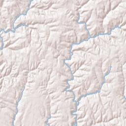 New Georgia Alabama Terrain Map