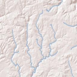Dripping Springs Alabama Terrain Map