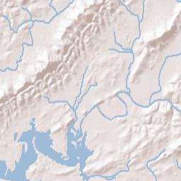 Gaylesville Alabama Terrain Map