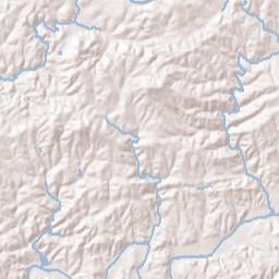Cherokee County Terrain Map