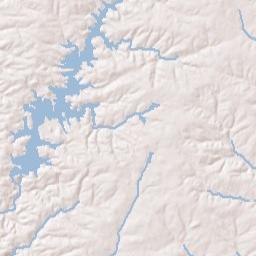 Lake Secession Terrain Map