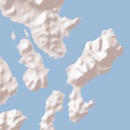 Innoshima Terrain Map